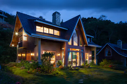 Home exterior representing a client's property